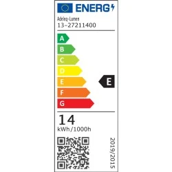 Λάμπα Led COG αχλάδι διάφανο Ε27 14W 230V 2800k θερμό λευκό φως 1680Lm δέσμης 360°