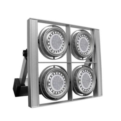 Φωτιστικό οροφής ασημί τετράγωνο GU10 LED 4x15W πλήρες με μετασχηματιστές και λάμπες  διαστάσεις Μ: 40,3xΠ:35xY:28cm