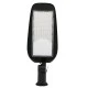 LED φωτιστικό δρόμου ανθρακί SMD 100W ψυχρό λευκό 5500K 10000lm IP65 με αντικεραυνική προστασία IK08 με σπαστό βραχίονα Φ60mm δέσμη 140°x85° 100-265VAC 562x215x98mm
