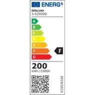 LED φωτιστικό δρόμου SMD 200W ψυχρό λευκό 5500K 20000lm IP65 με αντικεραυνική προστασία IK08 & σπαστό βραχίονα Φ60mm δέσμη 140°x85° 100-265VAC 722x268x98mm