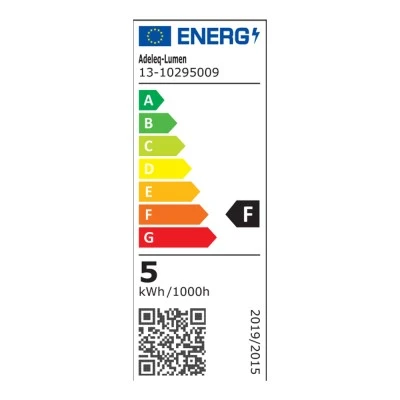 Λάμπα led SMD GU10 5W 230V δέσμης 105° θερμό φως 3000K ντιμαριζόμενη γυάλινη με κάλυμμα