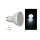 Λάμπα led SMD GU10 5W 230V δέσμης 105° ψυχρό φως 6200K λευκό ντιμαριζόμενη γυάλινη με κάλυμμα Λάμπα led SMD GU10 5W 230V δέσμης 105° ψυχρό φως 6200K λευκό ντιμαριζόμενη γυάλινη με κάλυμμα