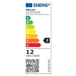Λάμπα LED αχλάδι 12W Ε27 12/24V AC/DC ψυχρό φως 6200Κ σώμα αλουμινίου λευκό 60x118mm