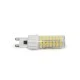 Λάμπα led SMD κεραμική G9 6W 230VAC δέσμης 360° ενδιάμεσο φως 4000Κ με διάφανο κάλυμμα