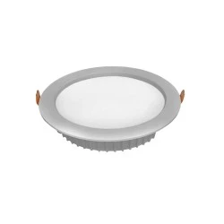 Φωτιστικό LED Panel στρογγυλό 32W 230V ενδιάμεσο φως 4000k 3000lm Φ200mm δέσμης φωτός 100° αλουμινίου ασημί χρώμα 
