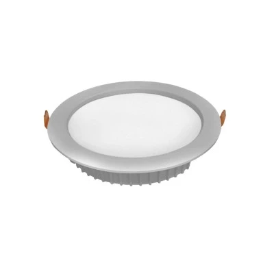 Φωτιστικό LED Panel στρογγυλό 32W 230V ενδιάμεσο φως 4000k 3000lm Φ200mm δέσμης φωτός 100° αλουμινίου ασημί χρώμα 