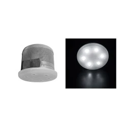 Φωτιστικό σποτ χωνευτό Led ισχύος 6x3W δέσμης 90° χωρίς τροφοδοτικό ψυχρό φως γυαλί οπαλίνα 