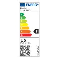 Φωτιστικό LED ψευδοροφής  χωνευτό στρόγγυλο πλήρες 18W 1800lm ψυχρό φως 6200K λευκό χρώμα 