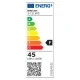 Φωτιστικό LED στεγανό οβάλ PC 45W 230V επεκτεινόμενο 150cm ψυχρό φως 6000K λευκό 