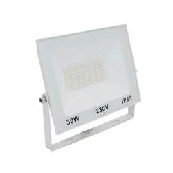Προβολέας LED SMD 30W 230V ψυχρό φως 6200K 2700lm IP65  λευκό χρώμα 