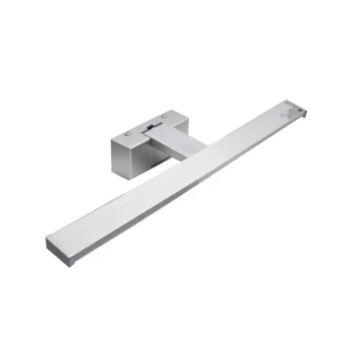 Φωτιστικό Led λουτρού αλουμινίου 12W 60cm ενδιάμεσο φως 4000K στεγανό IP44 χρώμα χρωμίου 