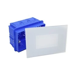 Φωτιστικό Led αλουμινίου χωνευτό ορθογώνιο 4W 230V CCT 130lm στεγανότητα IP66 γυαλί λευκό χρώμα Φωτιστικό Led αλουμινίου χωνευτό ορθογώνιο 4W 230V CCT 130lm στεγανότητα IP66 γυαλί λευκό χρώμα