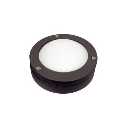 Πλαφονιέρα αλουμινίου για λαμπτήρα Gx53 7W 230V σαγρέ σκουριά εξωτερικού χώρου στεγανή IP54