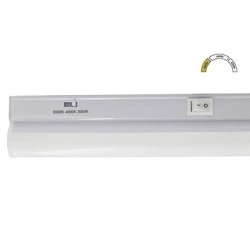 Φωτιστικό πάγκου κουζίνας LED T5 90cm λευκό χρώμα με διακόπτη 15W CCT και δυνατότητα εναλλαγής χρωμάτων