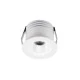 Led σποτ χωνευτό αλουμινίου COB 3W 230V Φ38mm δέσμη φωτός 25° θερμό φως 3000K λευκό 