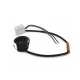 Led σποτ χωνευτό αλουμινίου COB 3W 230V Φ38mm δέσμη φωτός 50° ενδιάμεσο φως 4000K μαύρο 