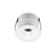 Led σποτ χωνευτό αλουμινίου λευκό COB 3W 230V Φ38mm δέσμη φωτός 25° ενδιάμεσο φως 4000K