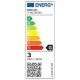 Led σποτ χωνευτό αλουμινίου COB 3W 230V Φ38mm δέσμη φωτός 50° θερμό φως 3000K μαύρο