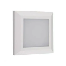 Επίτοιχο LED φωτιστικό τετράγωνο 4W CCT κατάλληλο για εξωτερικό χώρο PC 125X125mm IP65 σε λευκό χρώμα Επίτοιχο LED φωτιστικό τετράγωνο 4W CCT κατάλληλο για εξωτερικό χώρο PC 125X125mm IP65 σε λευκό χρώμα
