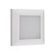 Επίτοιχο LED φωτιστικό τετράγωνο 4W CCT κατάλληλο για εξωτερικό χώρο PC 125X125mm IP65 σε λευκό χρώμα