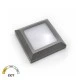 Led φωτιστικό επίτοιχο 4W γκρι χρώμα CCT σε τετράγωνο σχήμα πολυκαρμπονικό 125x125mm IP65 Led φωτιστικό επίτοιχο 4W γκρι χρώμα CCT σε τετράγωνο σχήμα πολυκαρμπονικό 125x125mm IP65