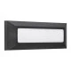 Ορθογώνιο επίτοιχο φωτιστικό διαδρόμου LED 4W CCT πολυκαρμπονικό σε χρώμα γραφίτη IP65 