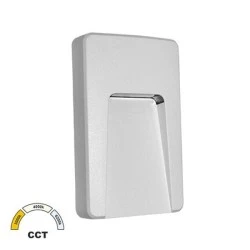 Led φωτιστικό διαδρόμου λευκό χρώμα 3W CCT έμμεσου φωτισμού επίτοιχης τοποθέτησης σε σχήμα ορθογώνιο IP65 
