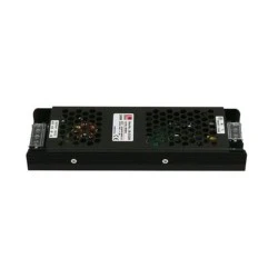 Τροδοφοτικό μίνι για ταινίες led 12VDC 240W μαύρο χρώμα από αλουμίνιο IP20