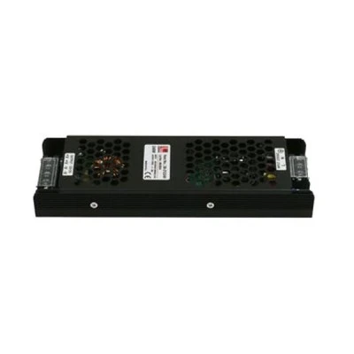 Τροδοφοτικό μίνι για ταινίες led 12VDC 240W μαύρο χρώμα από αλουμίνιο IP20