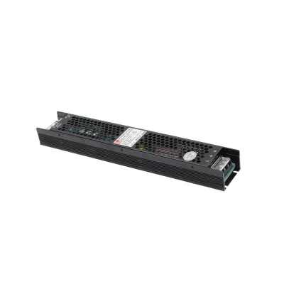 Τροφοδοτικό ντιμαριζόμενο αλουμινίου Mini 150W 230V/24VDC IP20 μαύρο 287x50x30mm