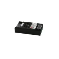 Τροφοδοτικό μίνι αλουμινίου για ταινίες LED 12VDC 36W IP20 μαύρο χρώμα με προστασία από υπερφόρτωση