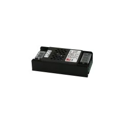 Τροφοδοτικό μίνι αλουμινίου για ταινίες LED 12VDC 36W IP20 μαύρο χρώμα με προστασία από υπερφόρτωση