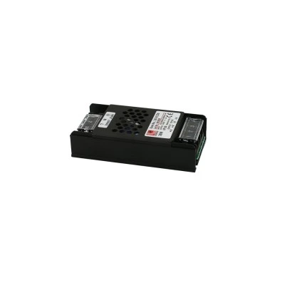 Τροφοδοτικό μίνι αλουμινίου για ταινίες LED 12VDC 36W IP20 μαύρο χρώμα με προστασία από υπερφόρτωση