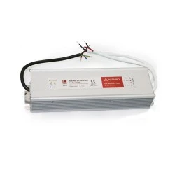 Τροφοδοτικό αλουμινίου για ταινίες Led 240V/12VDC 300W στεγανό IP67 με προστασία από υπερφόρτωση 