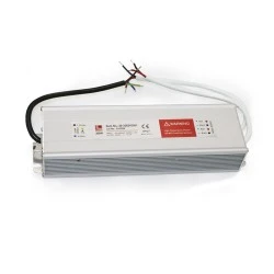 Τροφοδοτικό αλουμινίου για ταινίες Led 240V/24VDC 300W στεγανό IP67 με προστασία από υπερφόρτωση 
