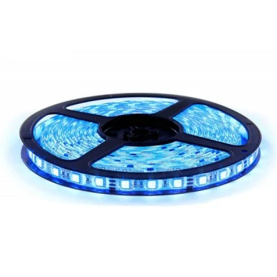Ταινία LED 5m 24VDC 14.4W/m 2835 με 140LED σε μπλε χρώμα φωτός IP54 και δυνατότητα κοπής ανά 5cm Ταινία LED 5m 24VDC 14.4W/m 2835 με 140LED σε μπλε χρώμα φωτός IP54 και δυνατότητα κοπής ανά 5cm
