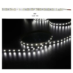 Led ταινία 5m super bright 24VDC 14,4W/m θερμό λευκό φως 3000Κ αυτοκόλλητη IP54 στεγανή 60LED5050/m