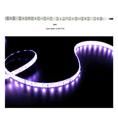 Led ταινία 5m super bright 24VDC 14,4W/m RGB εναλλαγής χρωμάτων IP54 στεγανή αυτοκόλλητη 60LED5050