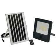 Ηλιακός προβολ΄εας LED με ανιχνευτή κίνησης 100W 1000lm 4000K ενδιάμεσο φως με τηλεχειριστήριο και αυτονομία έως 10 ώρες