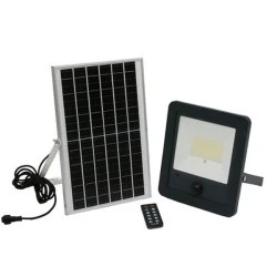 Ηλιακός προβολέας LED με ανιχνευτή κίνησης 200W 2000lm ενδιάμεσο φως 4000K και τηλεχειριστήριο 