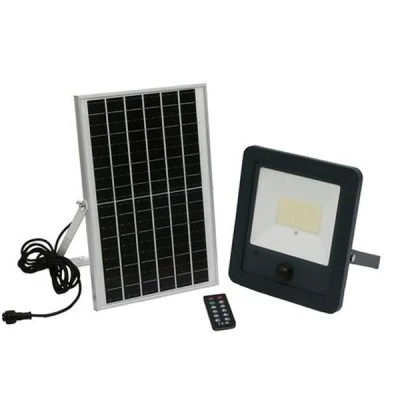 Ηλιακός προβολέας LED με ανιχνευτή κίνησης 200W 2000lm ενδιάμεσο φως 4000K και τηλεχειριστήριο Ηλιακός προβολέας LED με ανιχνευτή κίνησης 200W 2000lm ενδιάμεσο φως 4000K και τηλεχειριστήριο