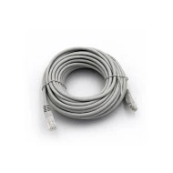 Καλώδιο δικτύου UTP CAT 5e 10m Patch Cord γκρι χρώμα CU Professional
