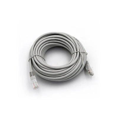 Καλώδιο δικτύου UTP CAT 5e 10m Patch Cord γκρι χρώμα CU Professional