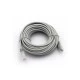 Καλώδιο δικτύου UTP CAT 5e 10m Patch Cord γκρι χρώμα CU Professional