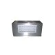 Φωτιστικό Led επίτοιχης τοποθέτησης 1.6W 230V ψυχρό λευκό φως μονής κατεύθυνσης IP54 ορθογώνιο αλουμίνιο σατινέ