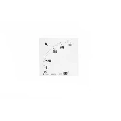 Πλάκα Ένδειξης Αμπερομέτρου 96x96mm – 1200/5A για Πίνακες & Πόρτες