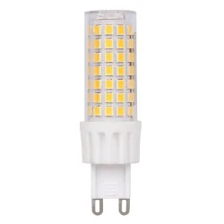 LED λάμπα SMD G9 κεραμική 6W 230V ντιμαριζόμενη, με ενδιάμεσο φως 4000K - λευκό