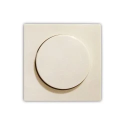 Πλήκτρο και πλακίδιο για dimmer σε μπεζ χρώμα
