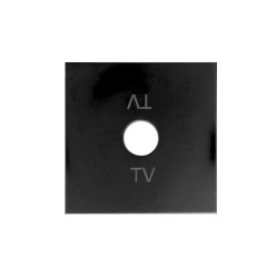 Πλακίδιο πρίζας TV σε ανθρακί χρώμα