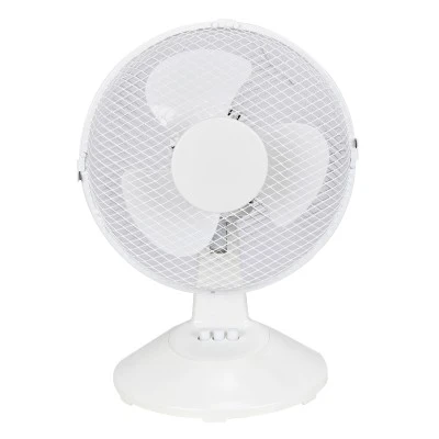 Ανεμιστήρας επιτραπέζιος με διάμετρο Φ23cm 230V 25W 3 πτερύγια σε λευκό χρώμα με 2 ταχύτητες